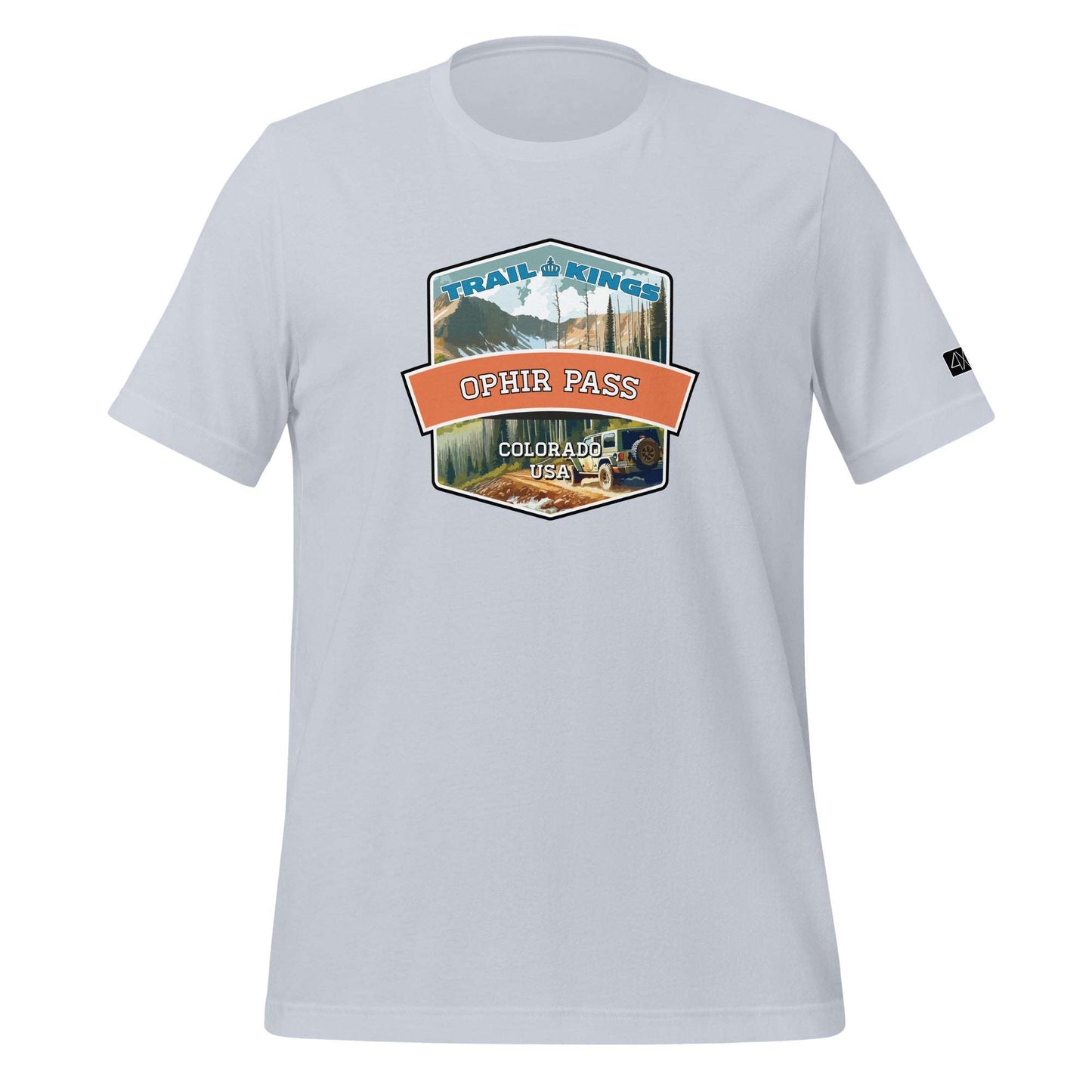 Trail Kings: Ophir Pass - Unisex t-shirt  in  Light Blue / 2XL  -  4XOD