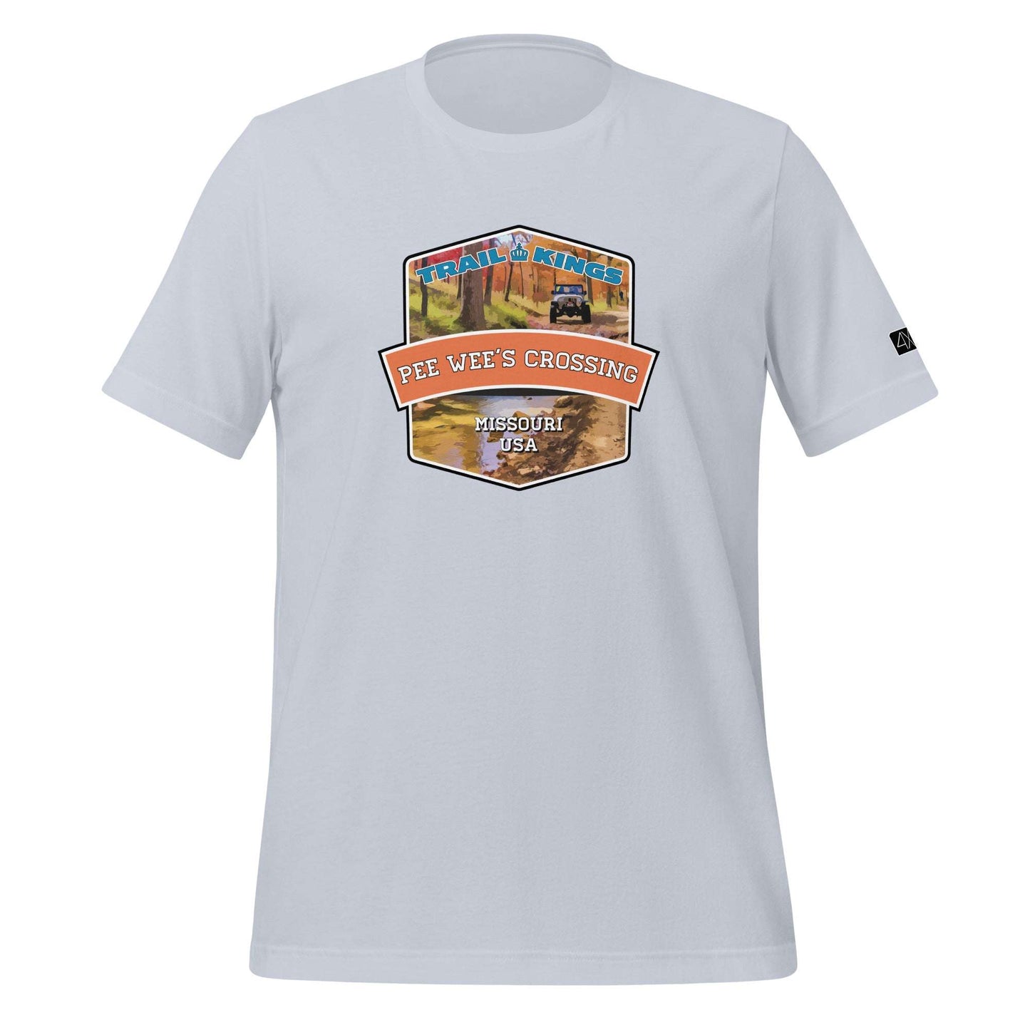 Trail Kings: Pee Wee's Crossing - Unisex t-shirt  in  Light Blue / 2XL  -  4XOD