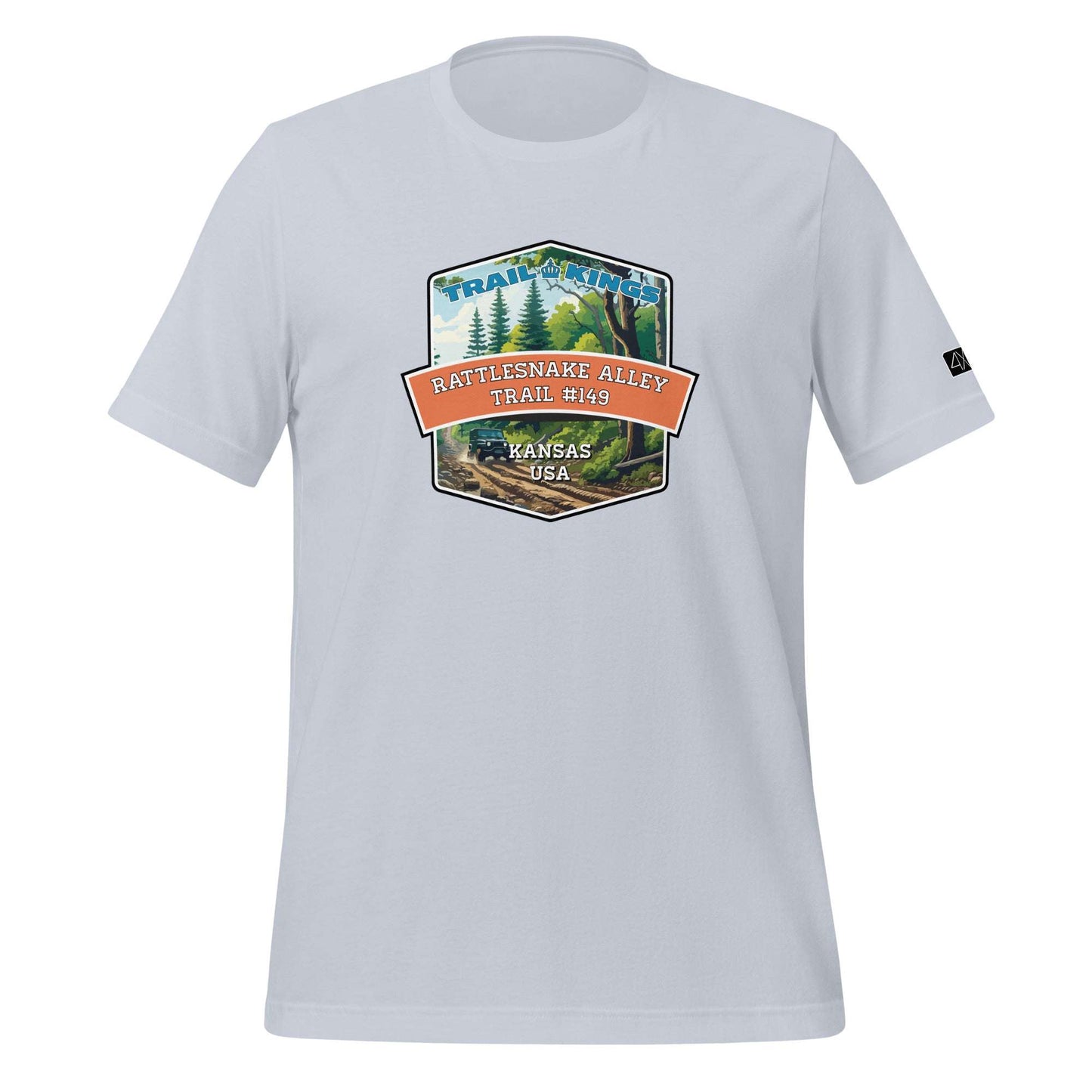 Trail Kings: Rattlesnake Alley Trail #149 - Unisex t-shirt  in  Light Blue / 2XL  -  4XOD