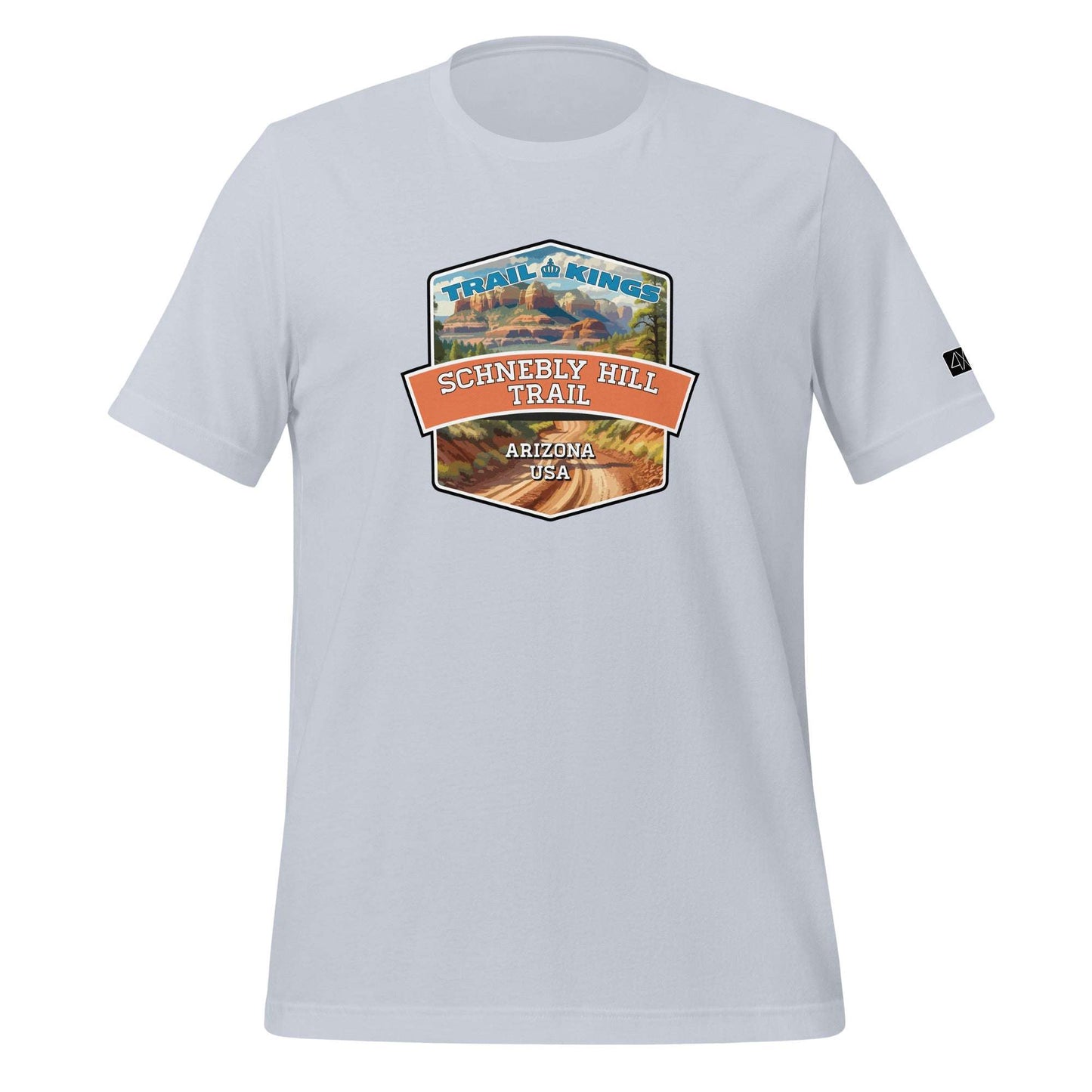 Trail Kings: Schnebly Hill Trail - Unisex t-shirt  in  Light Blue / 2XL  -  4XOD