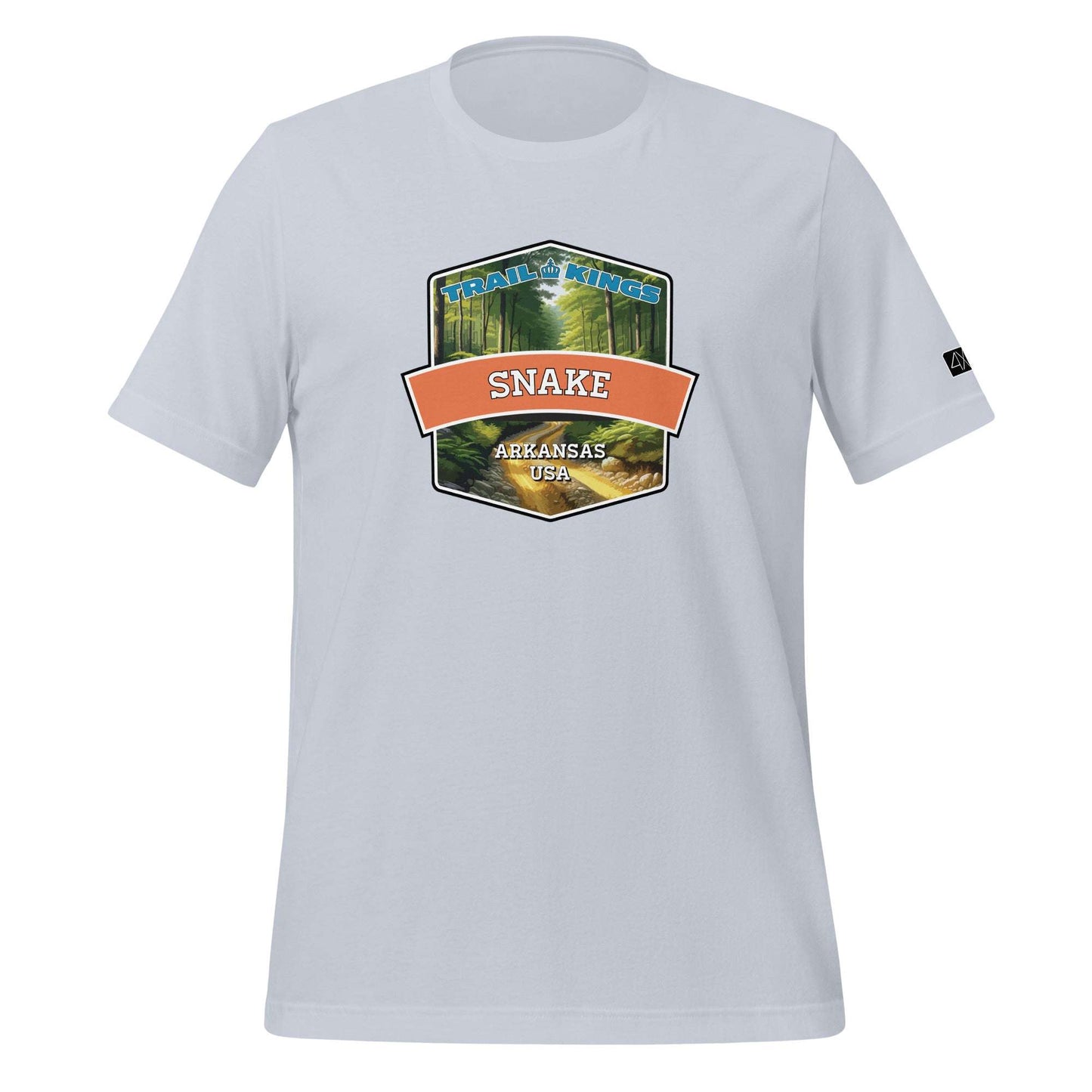 Trail Kings: Snake - Unisex t-shirt  in  Light Blue / 2XL  -  4XOD