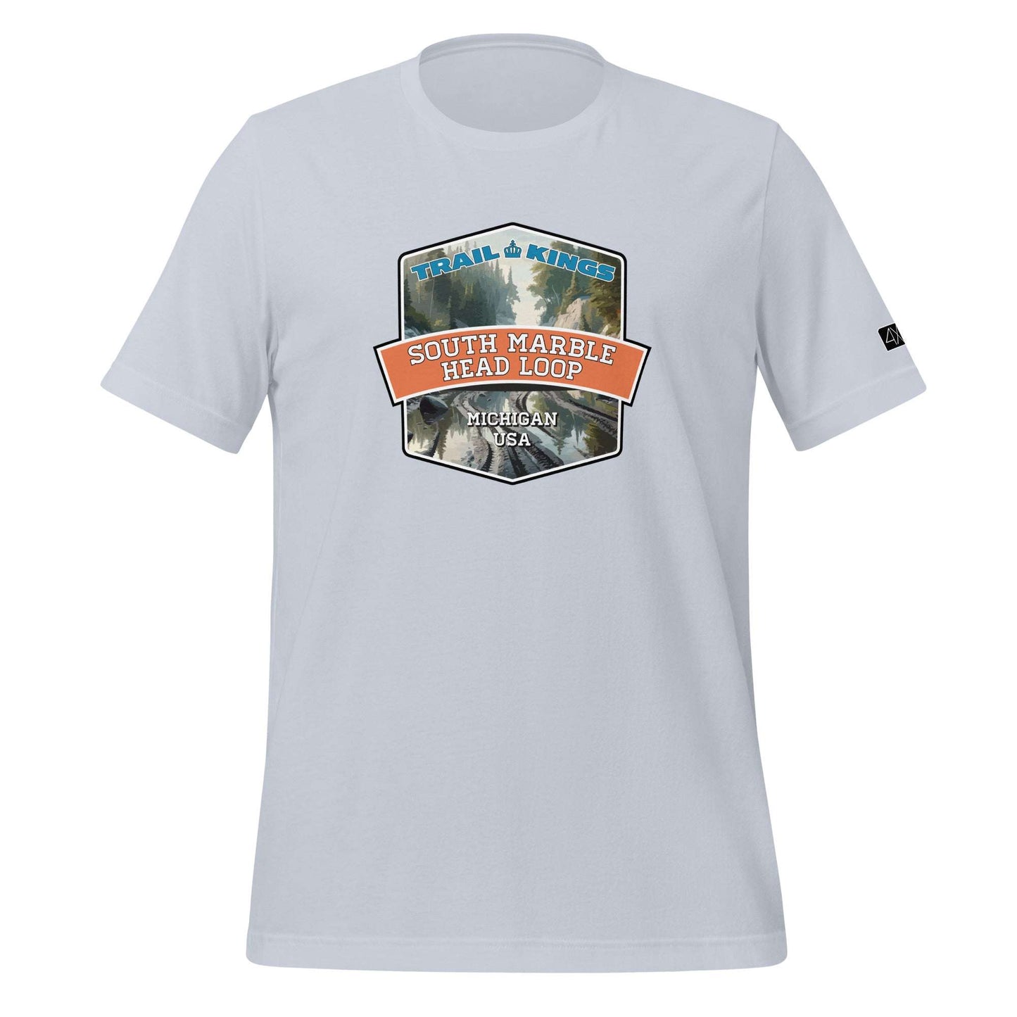 Trail Kings: South Marble Head Loop - Unisex t-shirt  in  Light Blue / 2XL  -  4XOD