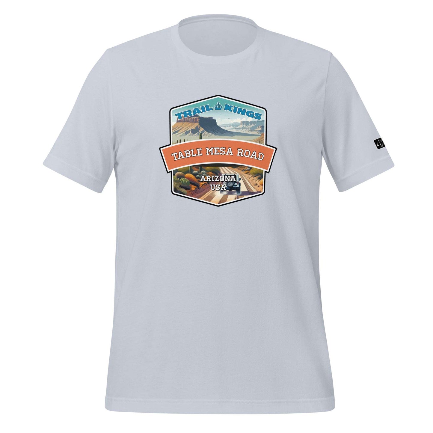 Trail Kings: Table Mesa Road - Unisex t-shirt  in  Light Blue / 2XL  -  4XOD