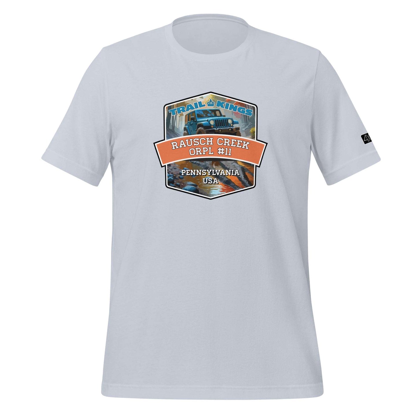 Trail Kings: Rausch Creek ORPl #11 - Unisex t-shirt  in  Light Blue / 2XL  -  4XOD