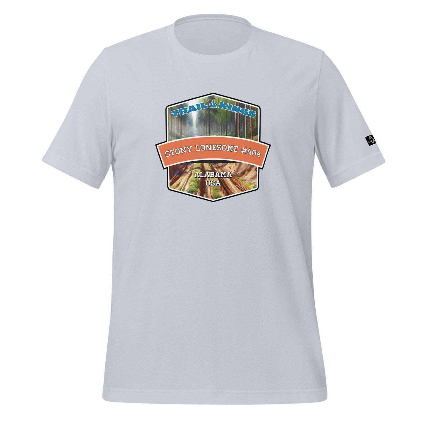 Trail Kings: Stony Lonesome #404 - Unisex t-shirt  in  Light Blue / 2XL  -  4XOD