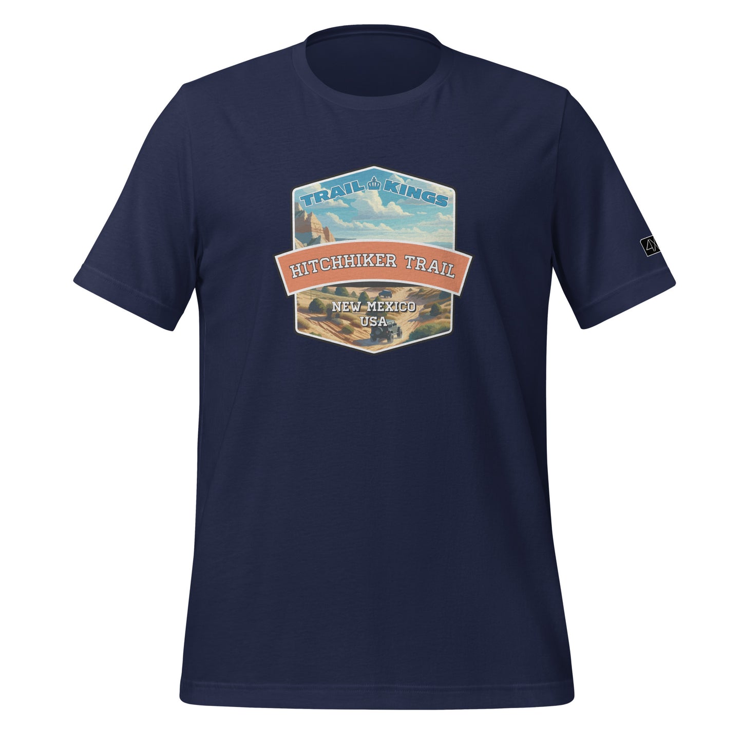 Trail Kings: Hitchhiker Trail - Unisex t-shirt  in  Navy / 3XL  -  4XOD