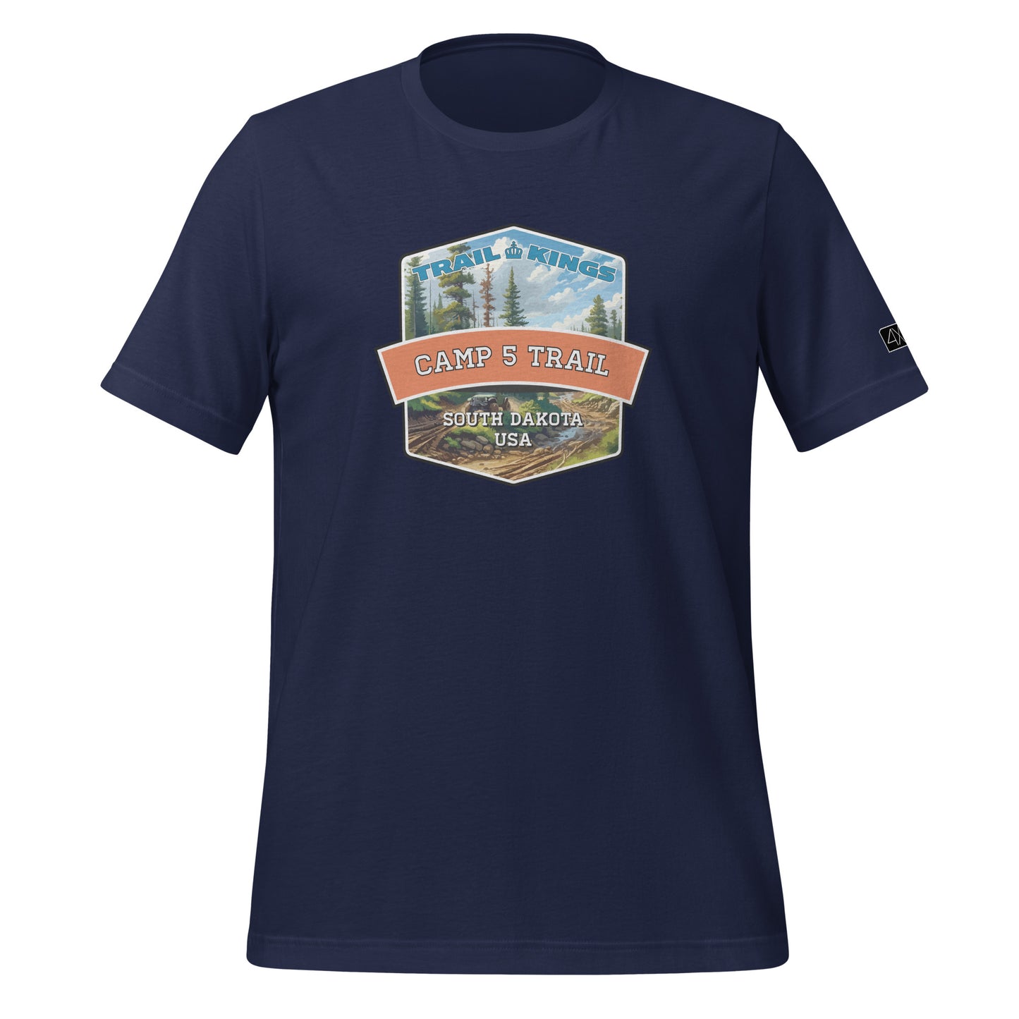 Trail Kings: Camp 5 Trail - Unisex t-shirt  in  Navy / 3XL  -  4XOD