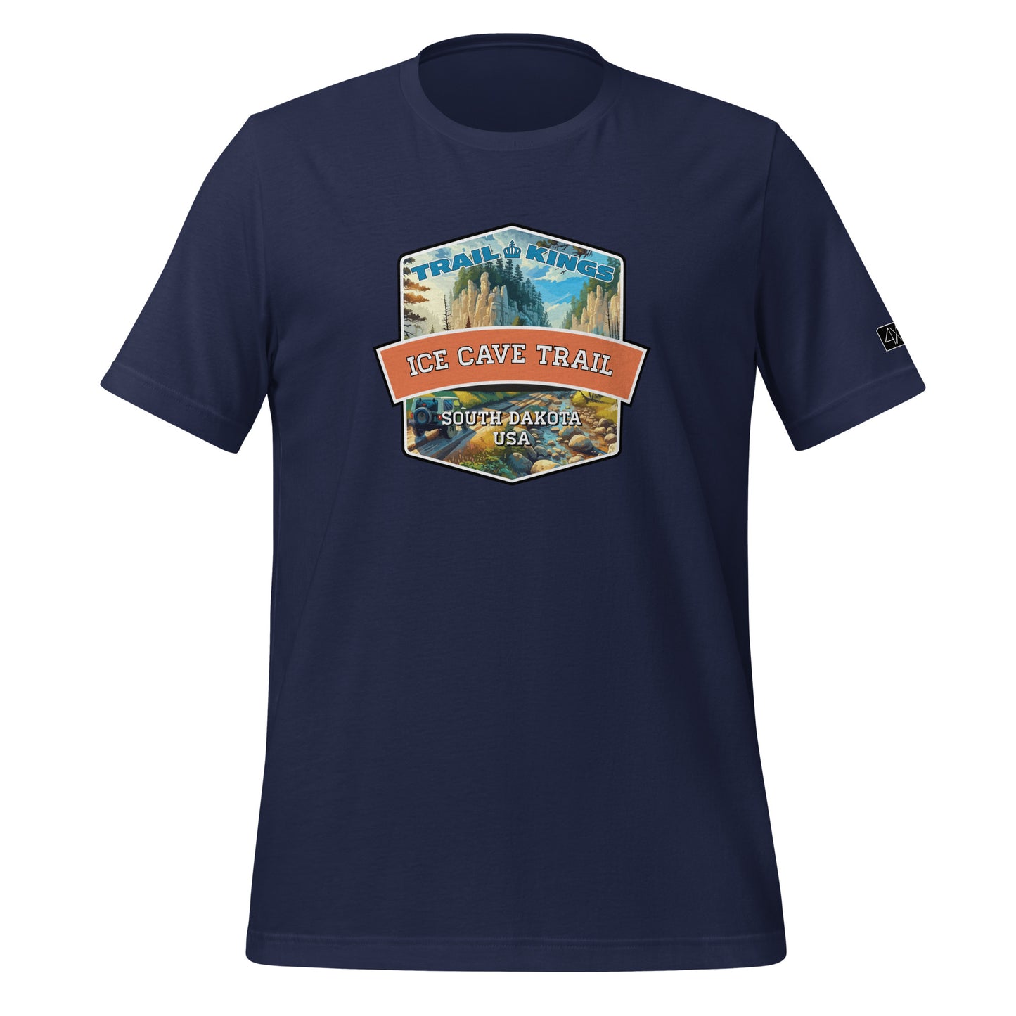 Trail Kings: Ice Cave Trail - Unisex t-shirt  in  Navy / 3XL  -  4XOD