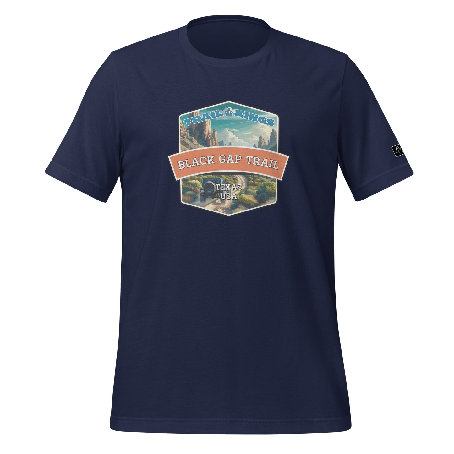 Trail Kings: Black Gap Trail - Unisex t-shirt  in  Navy / 3XL  -  4XOD