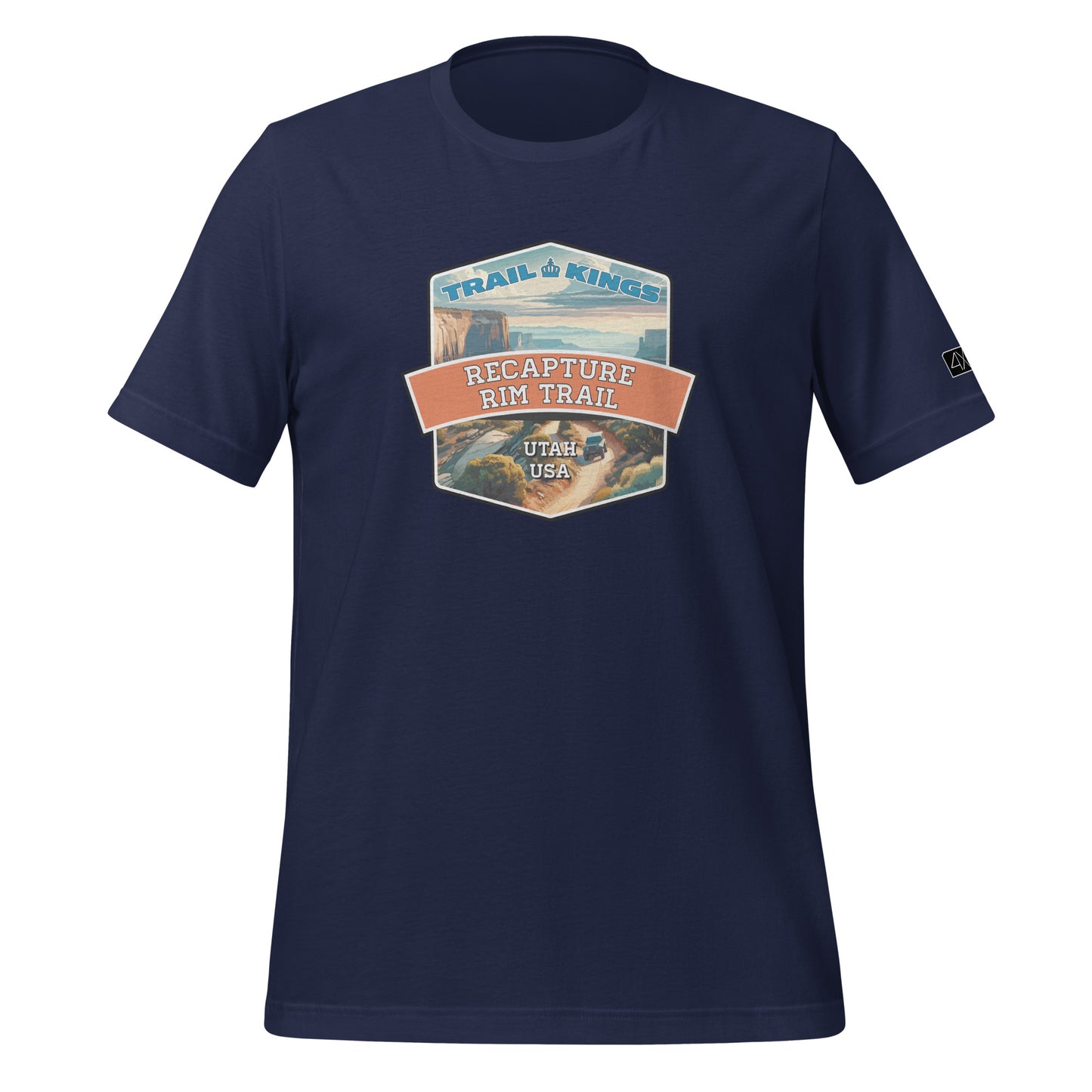 Trail Kings: Recapture Rim Trail - Unisex t-shirt  in  Navy / 3XL  -  4XOD