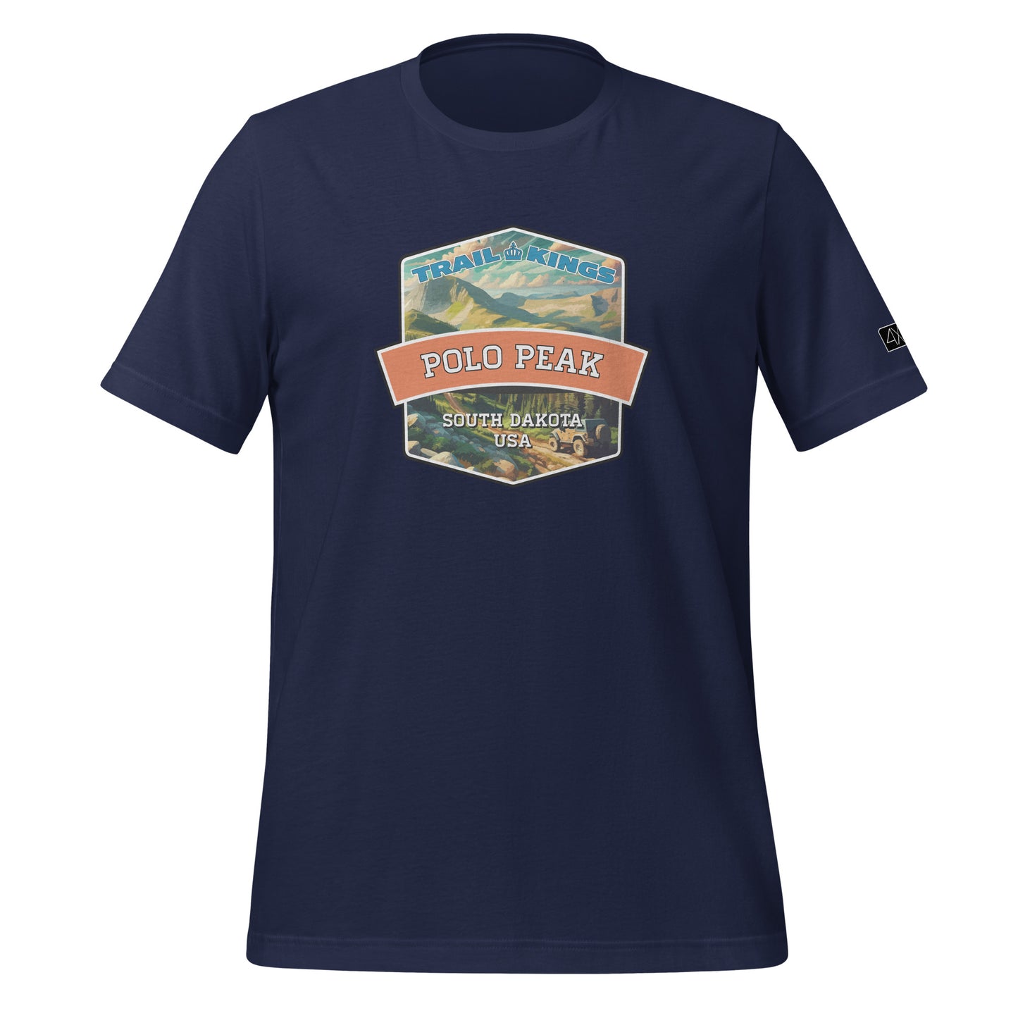 Trail Kings: Polo Peak - Unisex t-shirt  in  Navy / 3XL  -  4XOD