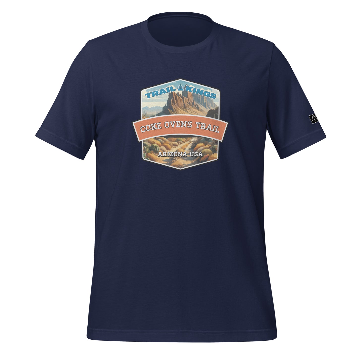 Trail Kings: Coke Ovens Trail - Unisex t-shirt  in  Navy / 3XL  -  4XOD: Gear Up, Stand Out - Adventure Awaits!