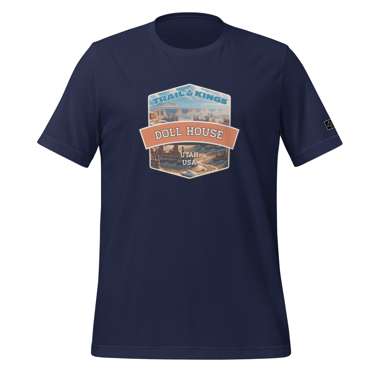 Trail Kings: Doll House - Unisex t-shirt  in  Navy / 3XL  -  4XOD: Gear Up, Stand Out - Adventure Awaits!