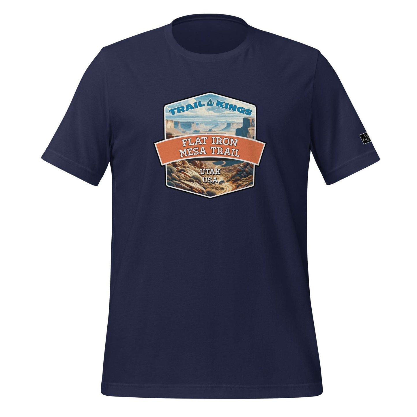 Trail Kings: Flat Iron Mesa Trail - Unisex t-shirt  in  Navy / 3XL  -  4XOD