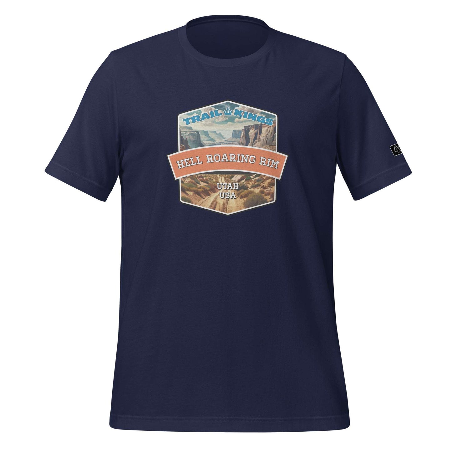 Trail Kings: Hell Roaring Rim - Unisex t-shirt  in  Navy / 3XL  -  4XOD