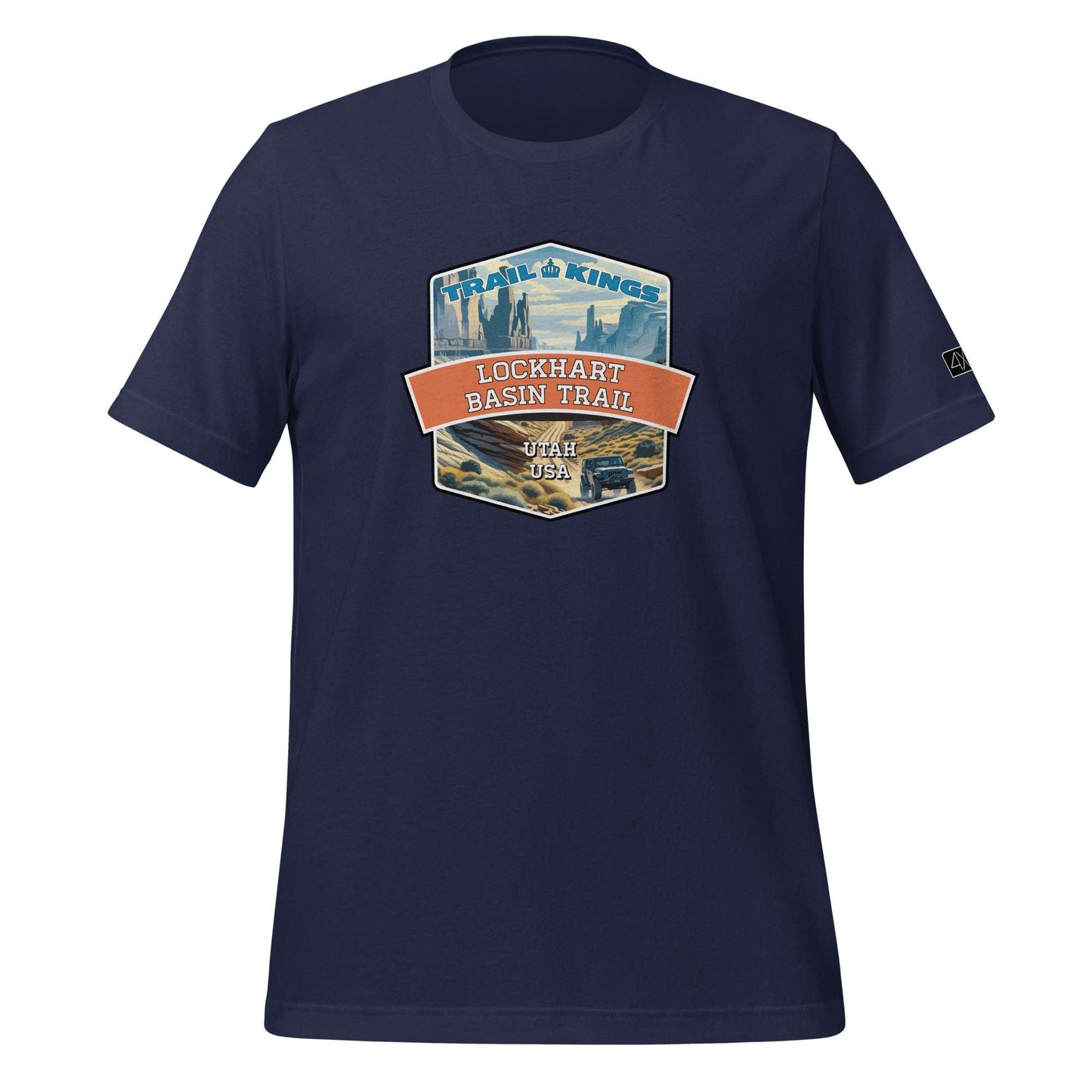 Trail Kings: Lockhart Basin Trail - Unisex t-shirt  in  Navy / 3XL  -  4XOD