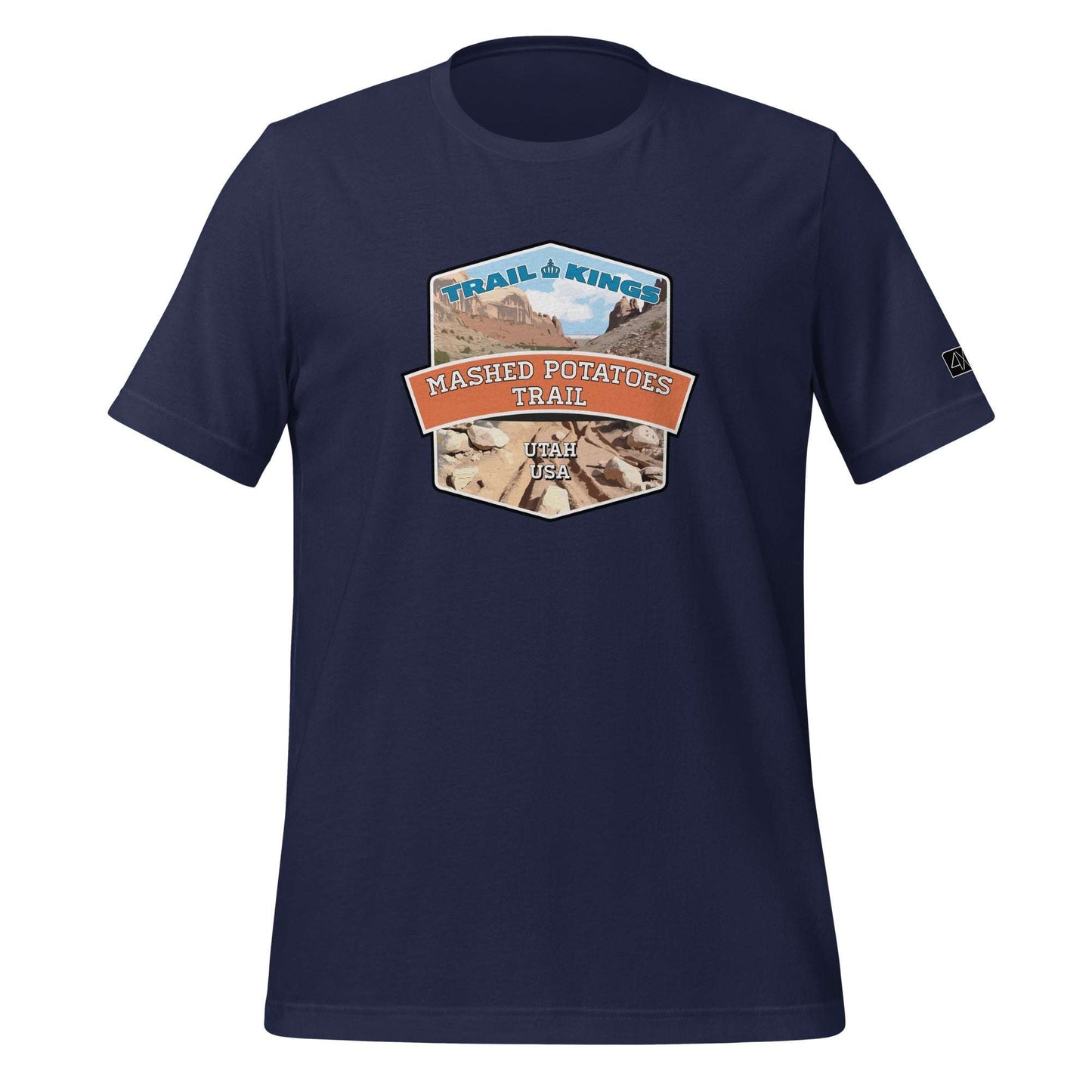 Trail Kings: Mashed Potatoes Trail - Unisex t-shirt  in  Navy / 3XL  -  4XOD