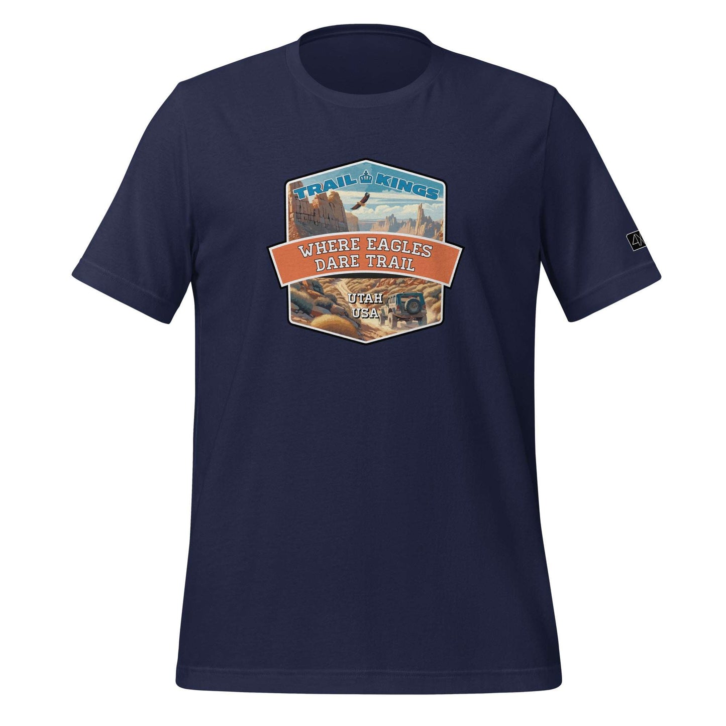 Trail Kings: Where Eagles Dare Trail - Unisex t-shirt  in  Navy / 3XL  -  4XOD