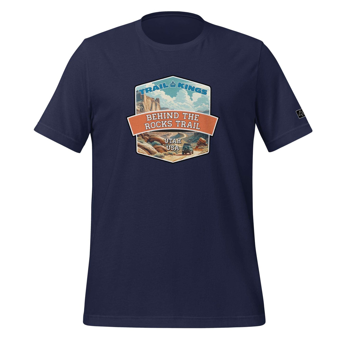 Trail Kings: Behind the Rocks Trail - Unisex t-shirt  in  Navy / 3XL  -  4XOD