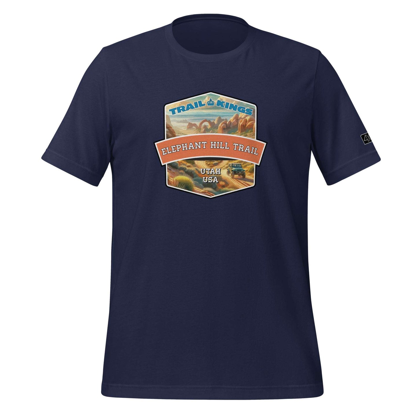 Trail Kings: Elephant Hill Trail - Unisex t-shirt  in  Navy / 3XL  -  4XOD