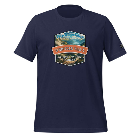 Trail Kings: Whistler Trail - Unisex t-shirt  in  Navy / 3XL  -  4XOD