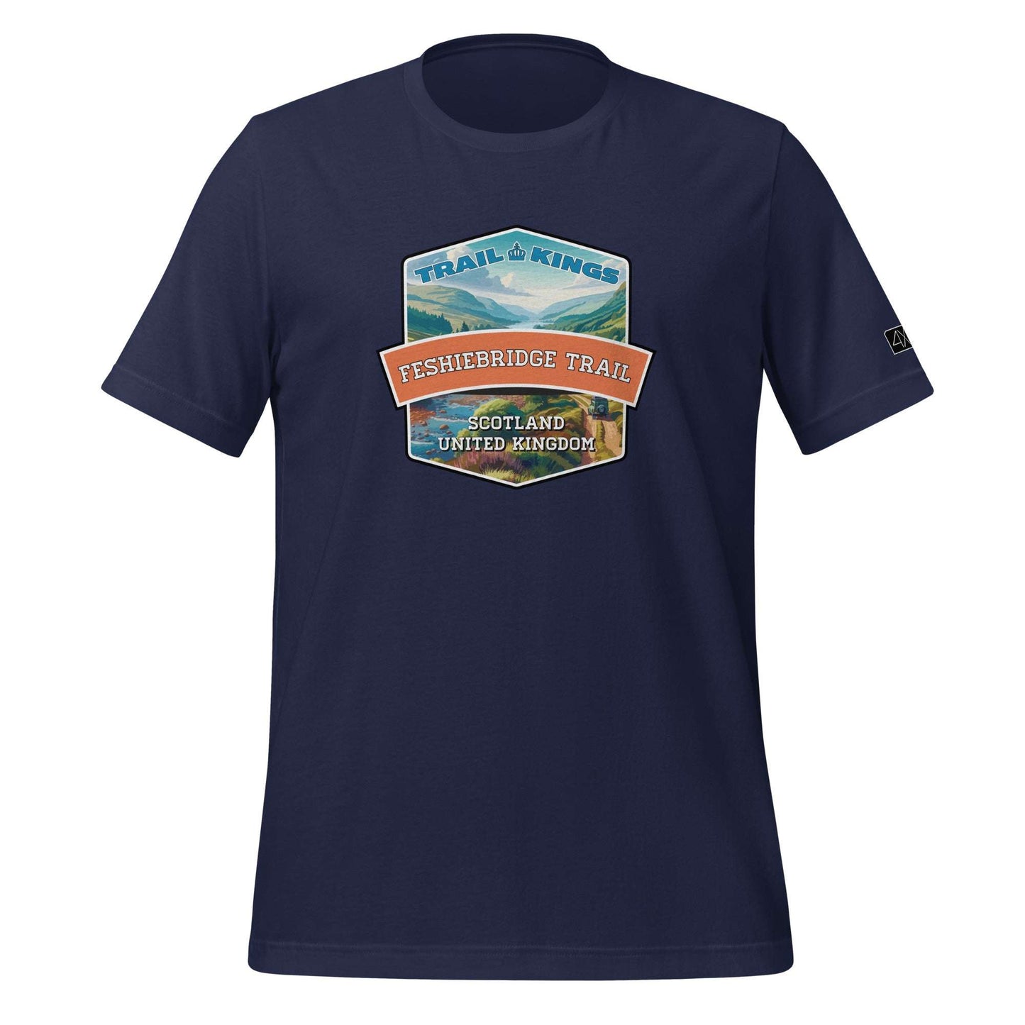 Trail Kings: Feshiebridge Trail - Unisex t-shirt  in  Navy / 3XL  -  4XOD