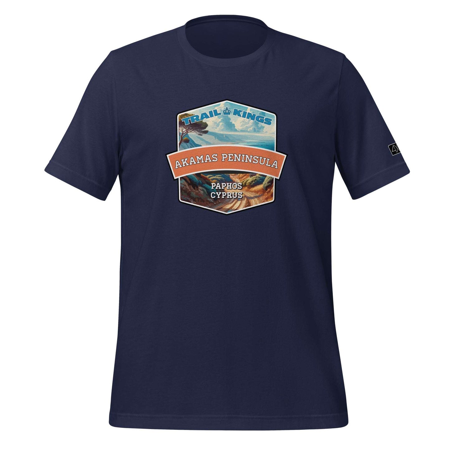 Trail Kings: Akamas Peninsula - Unisex t-shirt  in  Navy / 3XL  -  4XOD