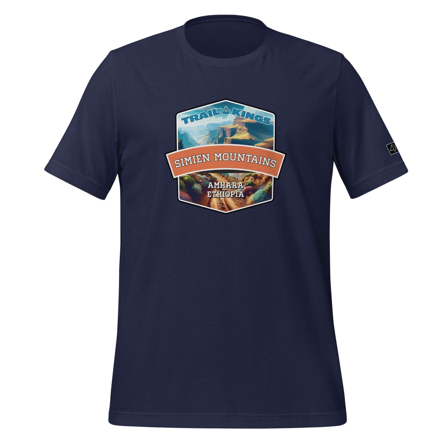 Trail Kings: Simien Mountains - Unisex t-shirt  in  Navy / 3XL  -  4XOD