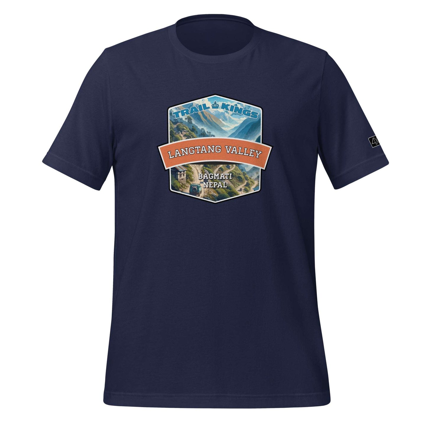 Trail Kings: Langtang Valley - Unisex t-shirt  in  Navy / 3XL  -  4XOD