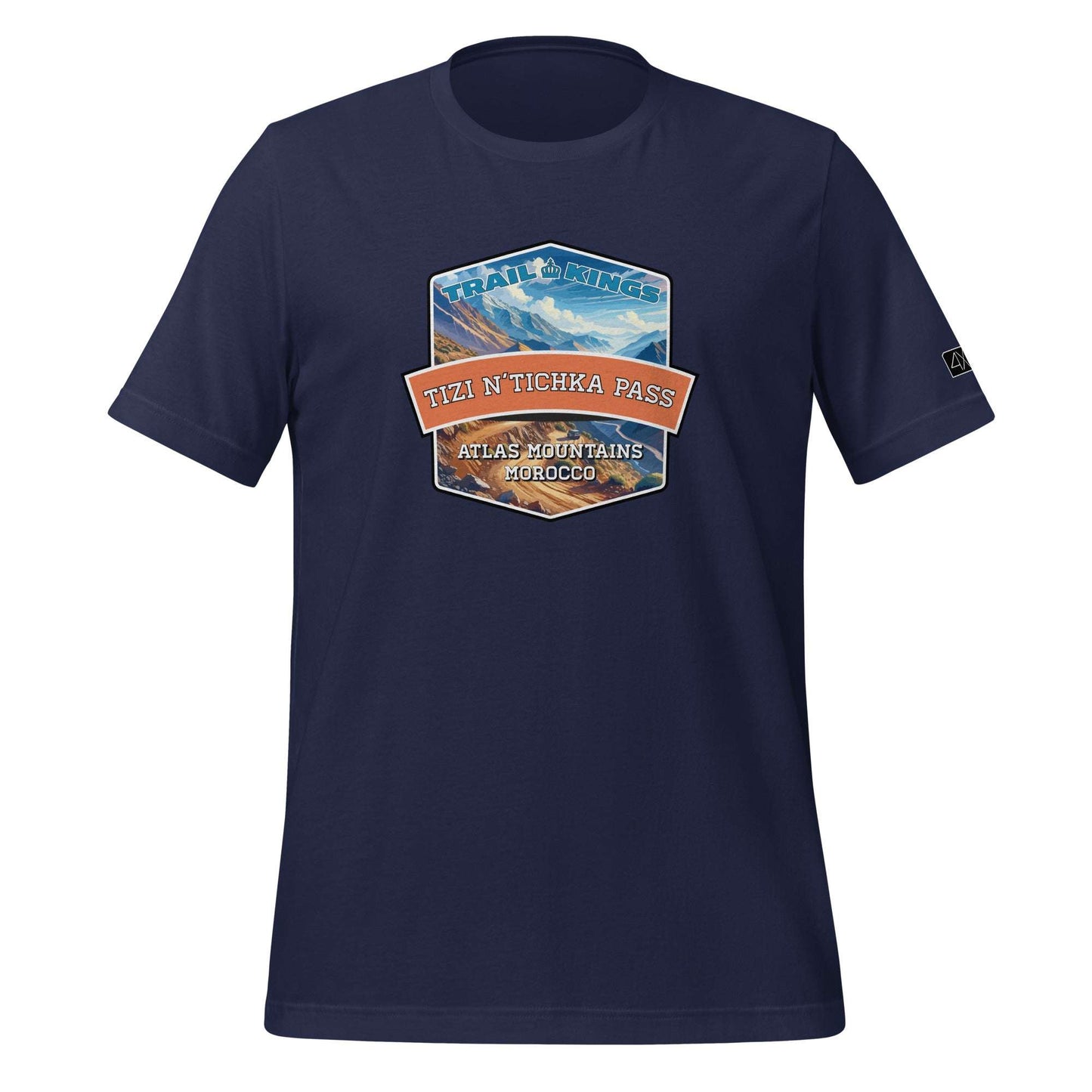 Trail Kings: Tizi n'Tichka Pass - Unisex t-shirt  in  Navy / 3XL  -  4XOD