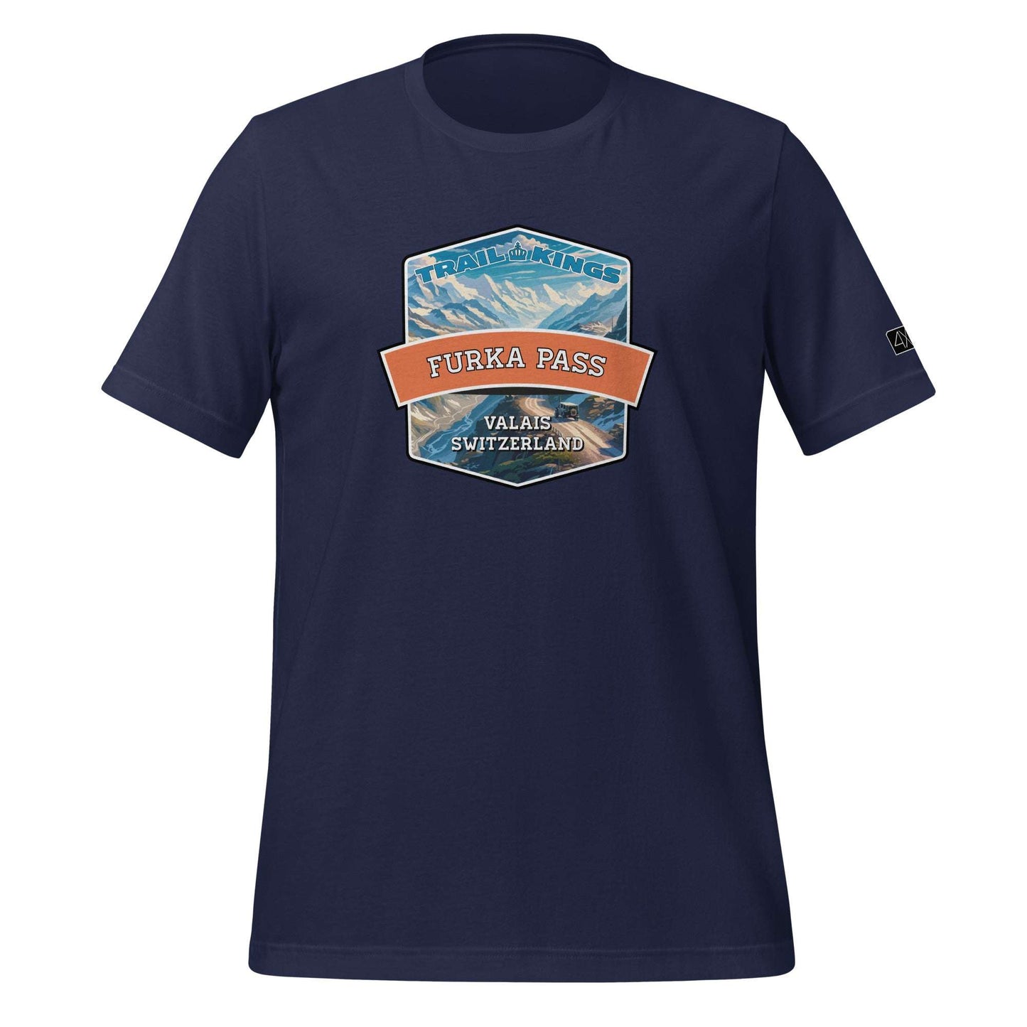 Trail Kings: Furka Pass - Unisex t-shirt  in  Navy / 3XL  -  4XOD