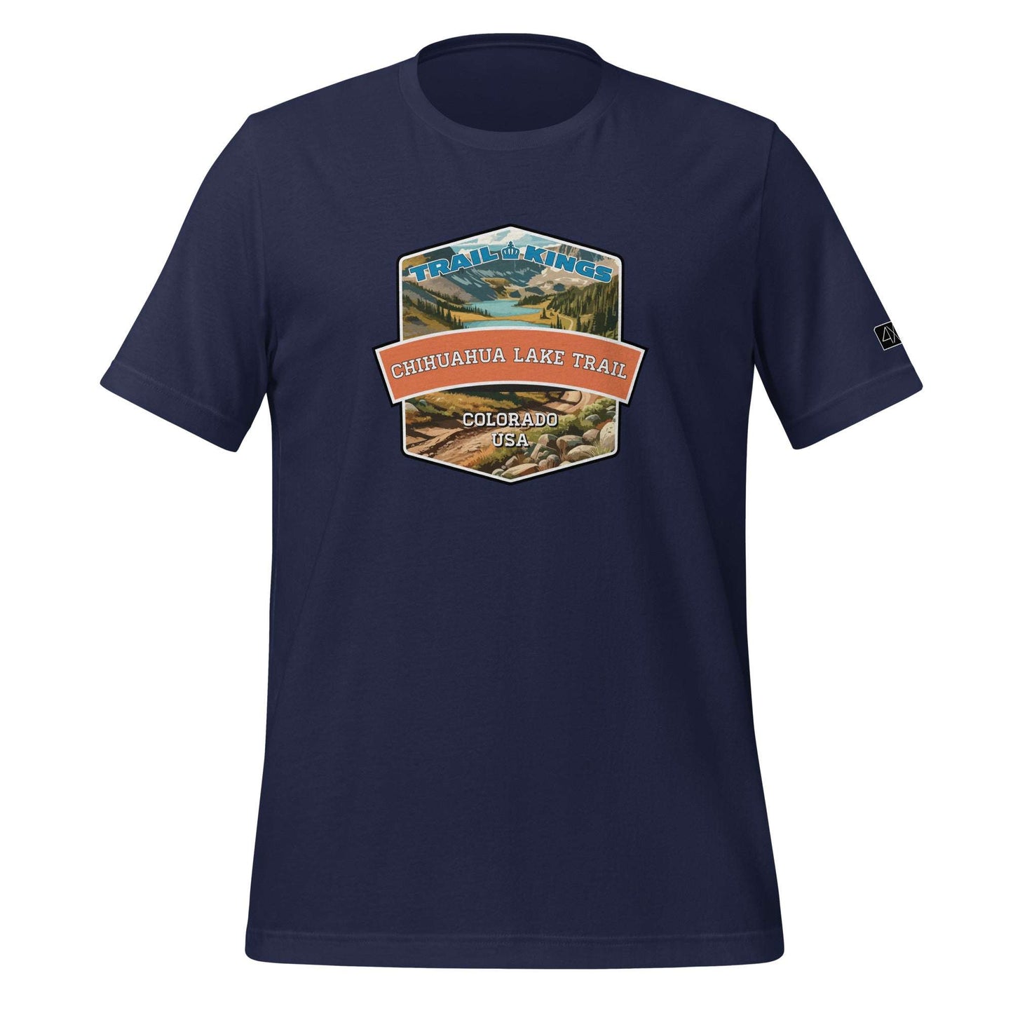 Trail Kings: Chihuahua Lake Trail - Unisex t-shirt  in  Navy / 3XL  -  4XOD