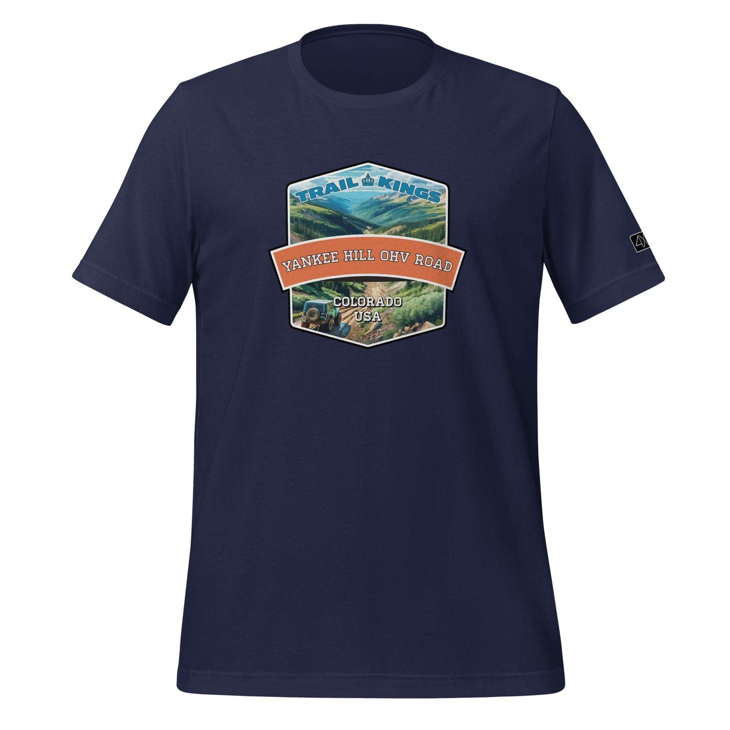 Trail Kings: Yankee Hill OHV Road - Unisex t-shirt  in  Navy / 3XL  -  4XOD