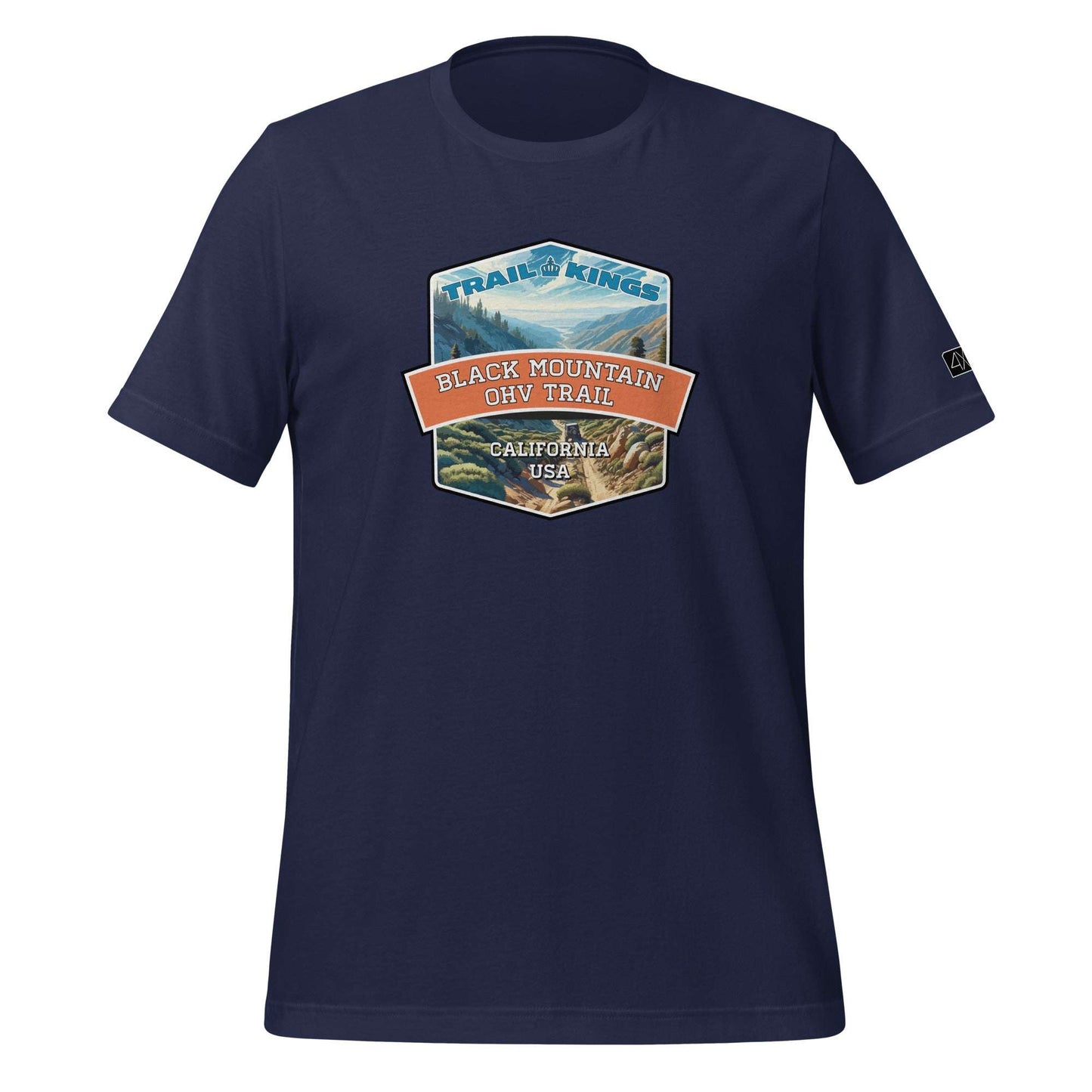 Trail Kings: Black Mountain OHV Trail - Unisex t-shirt  in  Navy / 3XL  -  4XOD