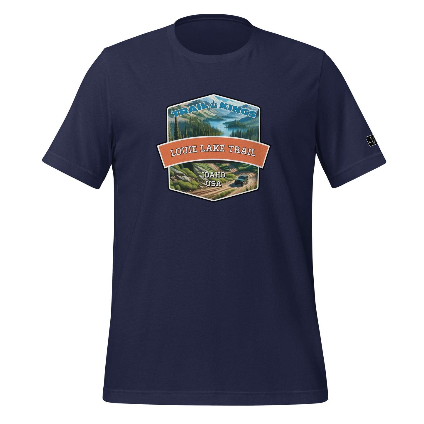 Trail Kings: Louie Lake Trail - Unisex t-shirt  in  Navy / 3XL  -  4XOD