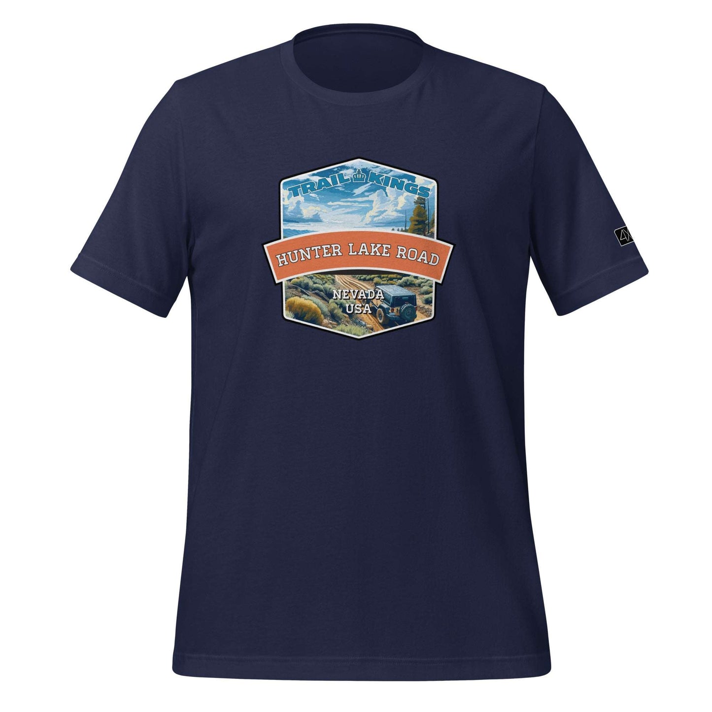 Trail Kings: Hunter Lake Road - Unisex t-shirt  in  Navy / 3XL  -  4XOD