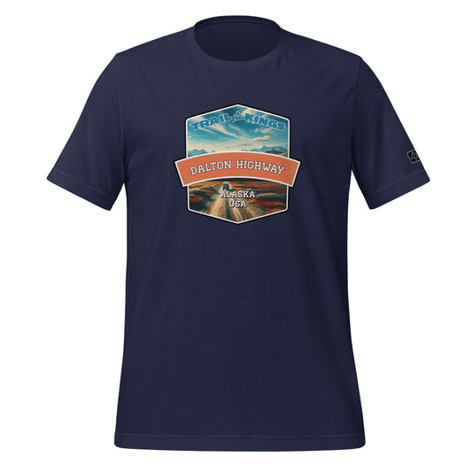 Trail Kings: Dalton Highway - Unisex t-shirt  in  Navy / 3XL  -  4XOD