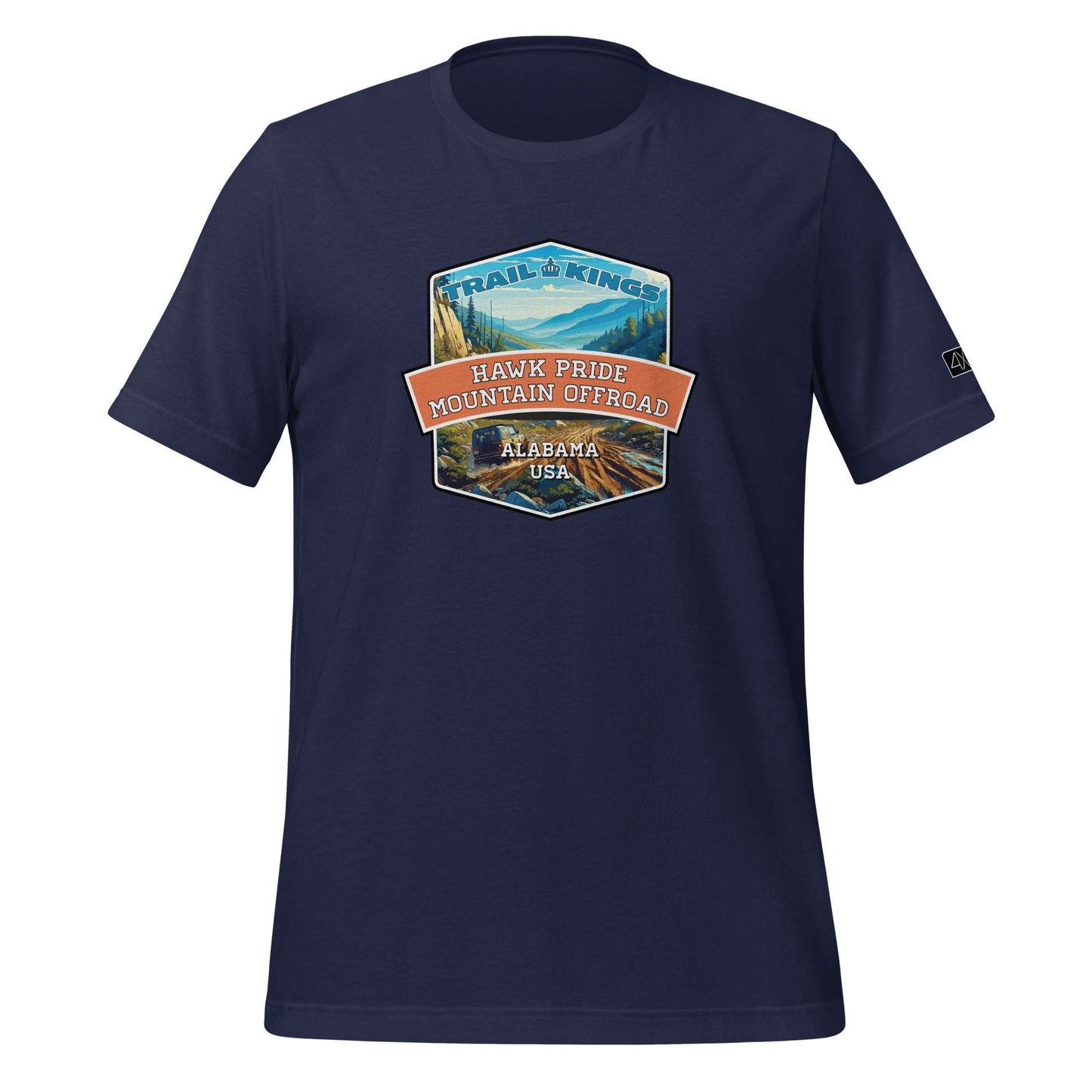 Trail Kings: Hawk Pride Mountain Offroad - Unisex t-shirt  in  Navy / 3XL  -  4XOD