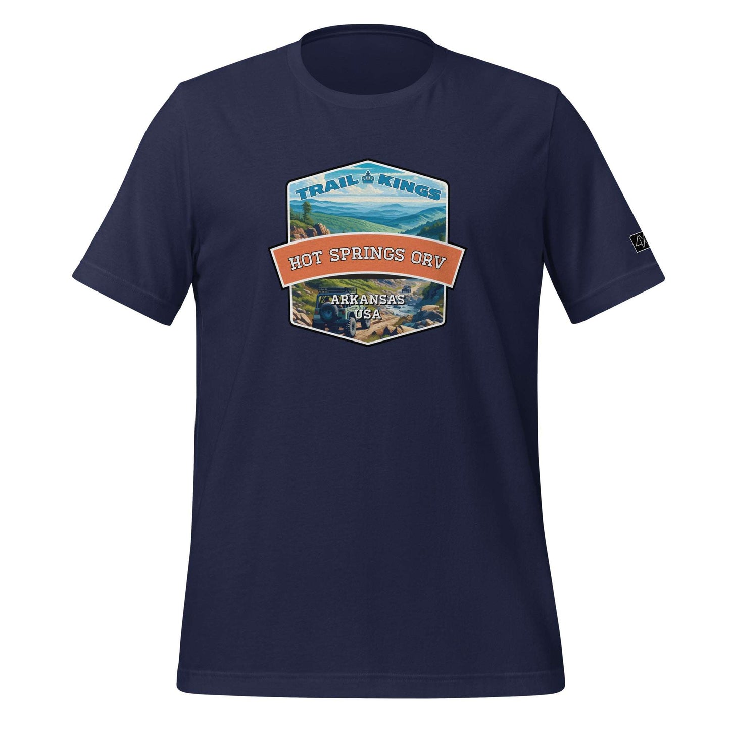 Trail Kings: Hot Springs ORV - Unisex t-shirt  in  Navy / 3XL  -  4XOD