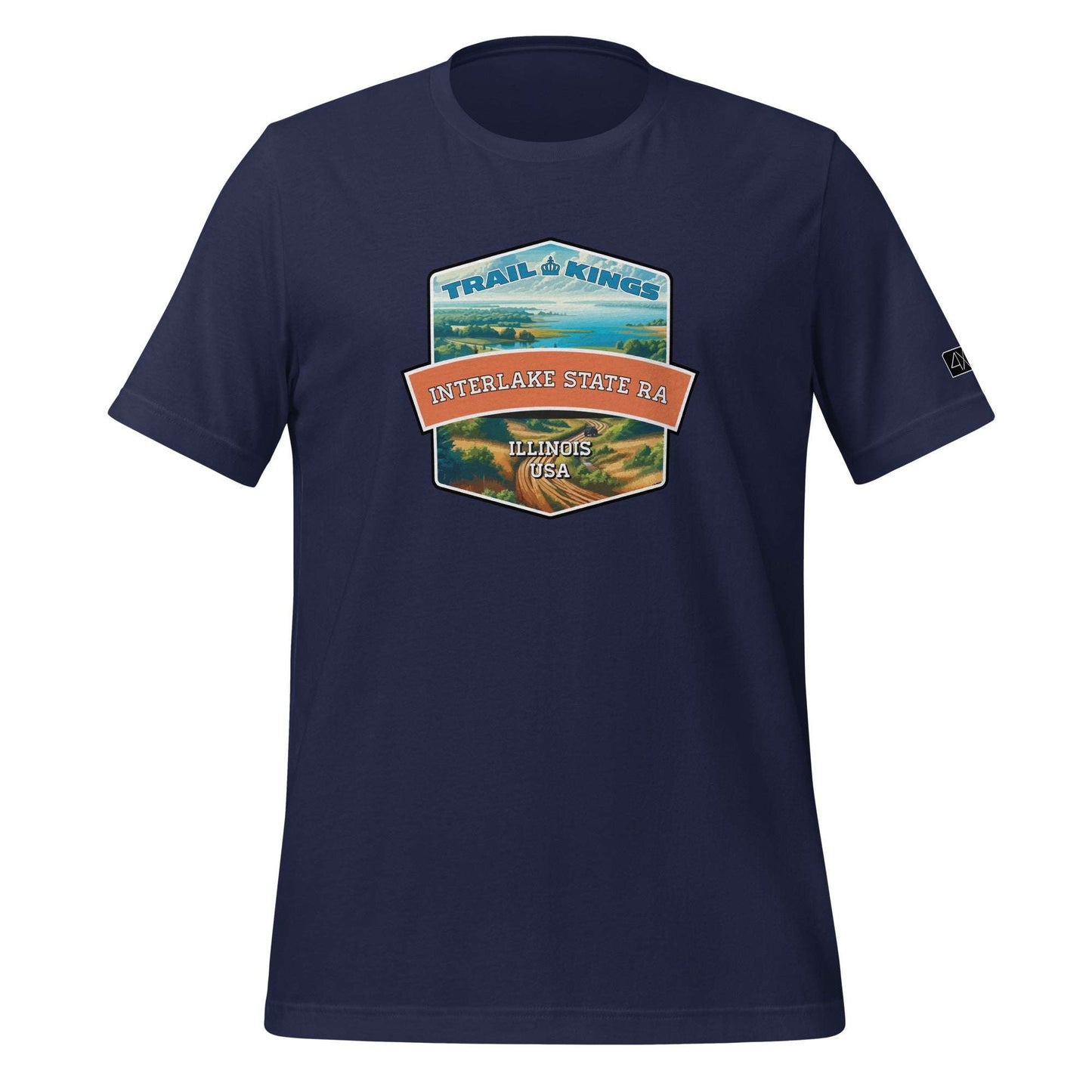 Trail Kings: Interlake State Recreation Area - Unisex t-shirt  in  Navy / 3XL  -  4XOD