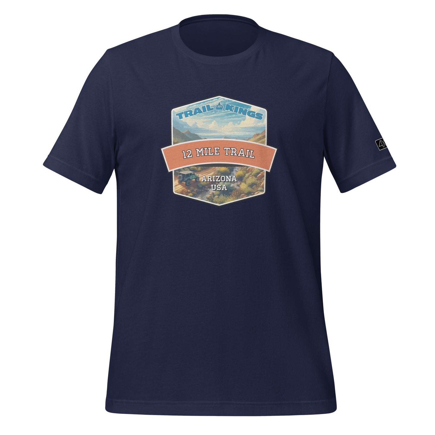 Trail Kings: 12 Mile Trail - Unisex t-shirt  in  Navy / 3XL  -  4XOD