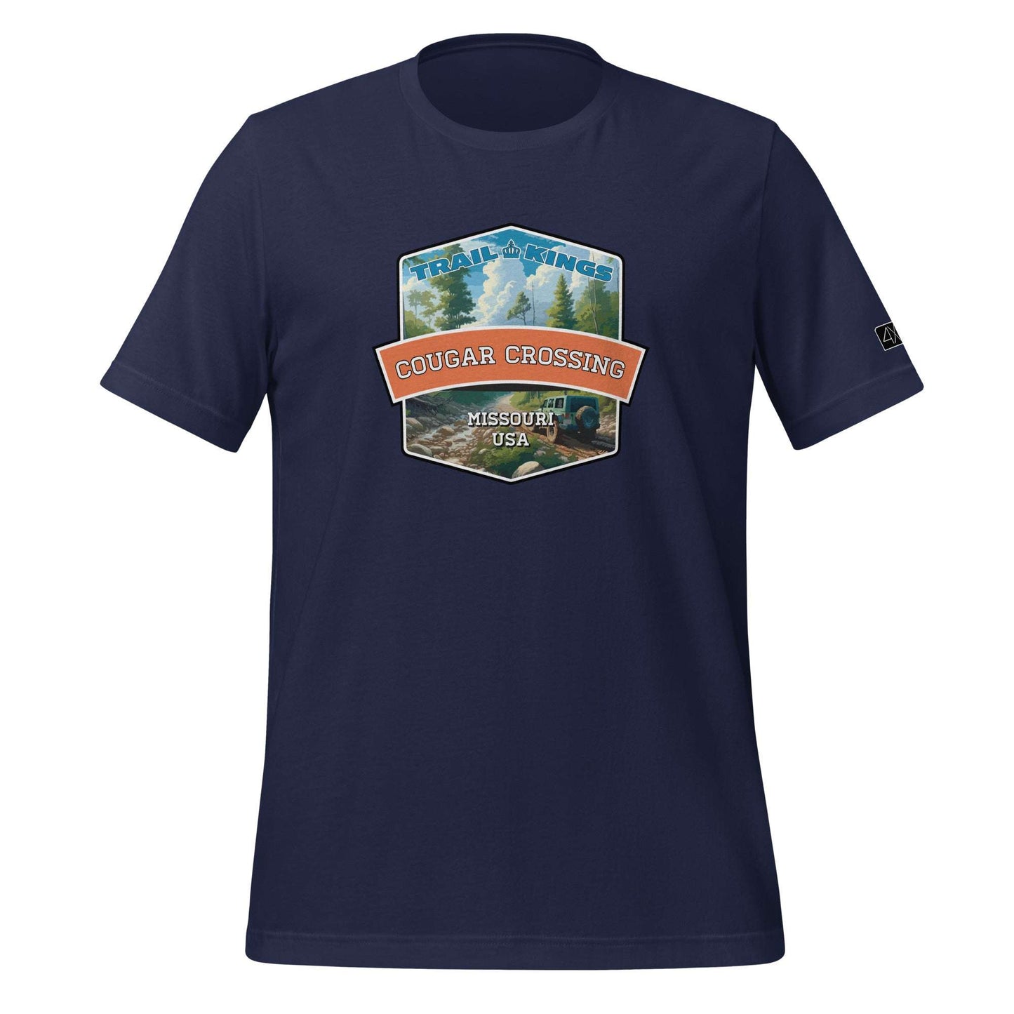 Trail Kings: Cougar Crossing - Unisex t-shirt  in  Navy / 3XL  -  4XOD