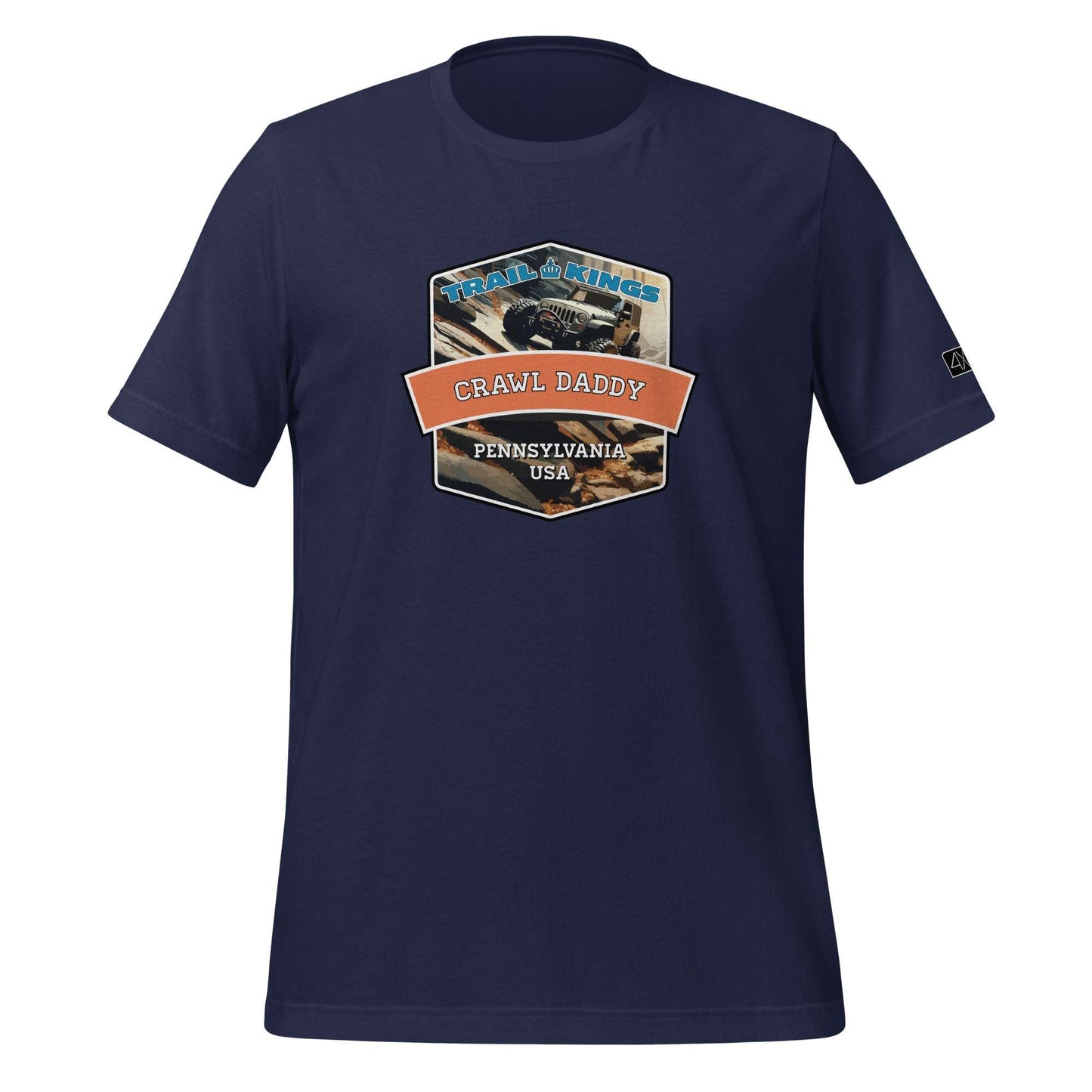 Trail Kings: Crawl Daddy - Unisex t-shirt  in  Navy / 3XL  -  4XOD