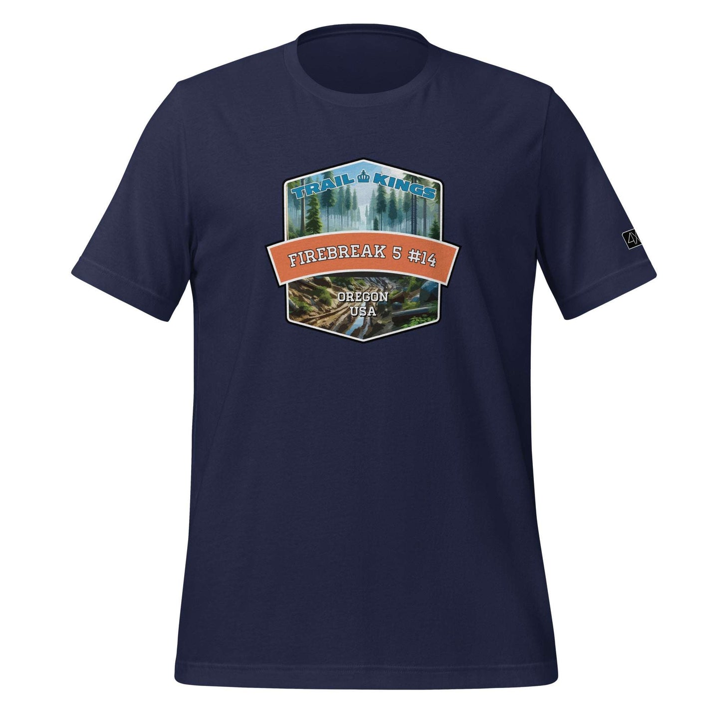 Trail Kings: Firebreak 5 #14 - Unisex t-shirt  in  Navy / 3XL  -  4XOD