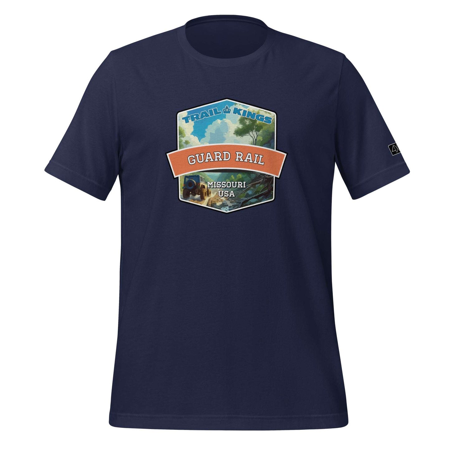 Trail Kings: Guard Rail - Unisex t-shirt  in  Navy / 3XL  -  4XOD