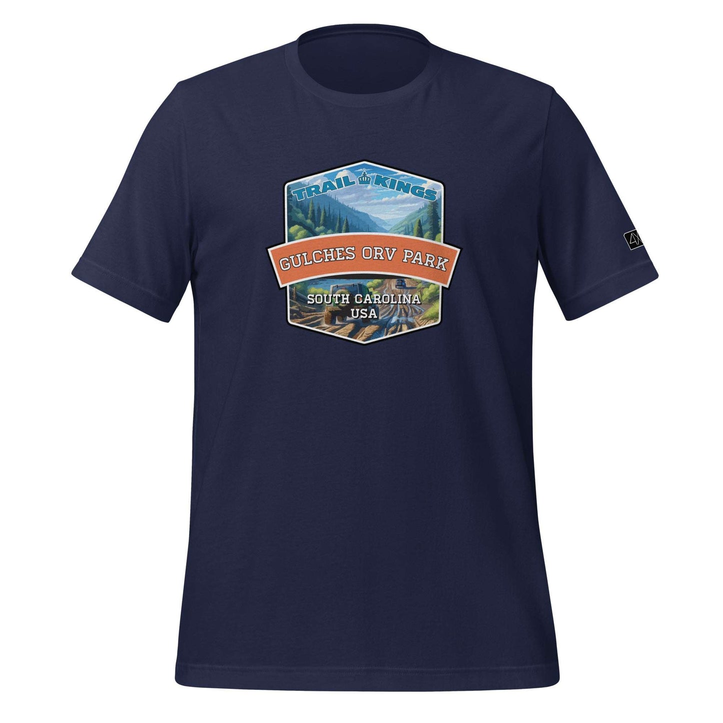 Trail Kings: Gulches Off Road Vehicle Park - Unisex t-shirt  in  Navy / 3XL  -  4XOD