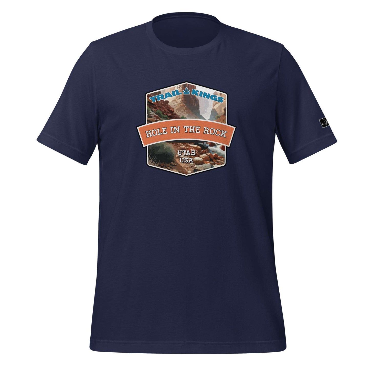 Trail Kings: Hole in the Rock - Unisex t-shirt  in  Navy / 3XL  -  4XOD