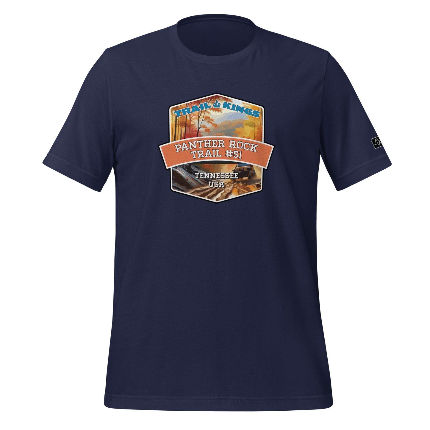 Trail Kings: Panther Rock Trail #51 - Unisex t-shirt  in  Navy / 3XL  -  4XOD