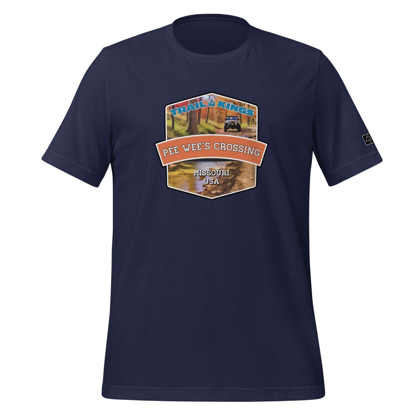 Trail Kings: Pee Wee's Crossing - Unisex t-shirt  in  Navy / 3XL  -  4XOD