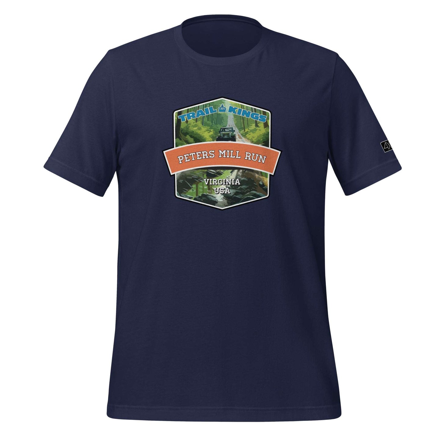 Trail Kings: Peters Mill Run - Unisex t-shirt  in  Navy / 3XL  -  4XOD